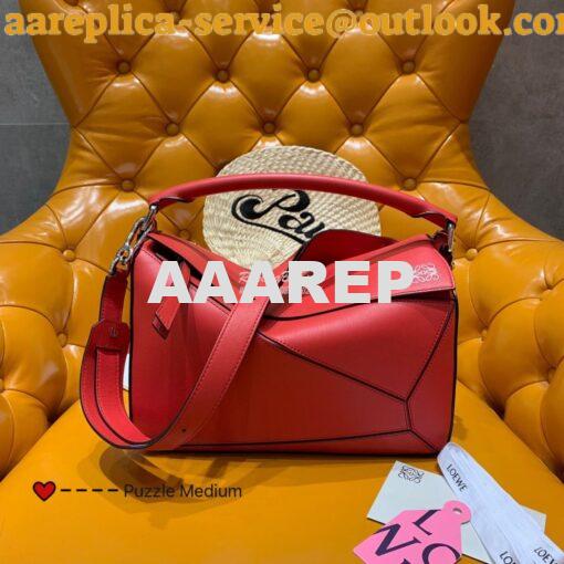 Replica Loewe Medium Puzzle Bag 63350 Red