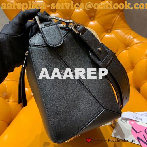 Replica Loewe Medium Puzzle Bag 63350 Black 6