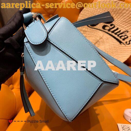 Replica Loewe Puzzle Small Bag 98895 Stone Blue 4