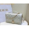 Replica Dior Book Tote bag in Gold-Tone and White Butterfly Zodiac Emb 23