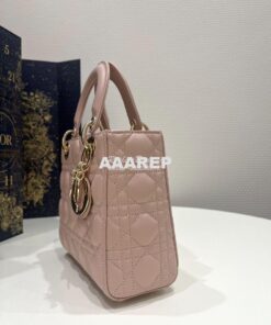 Replica Dior My ABCdior Lady Dior Bag M0538 Powder Pink Cannage Lambsk 2