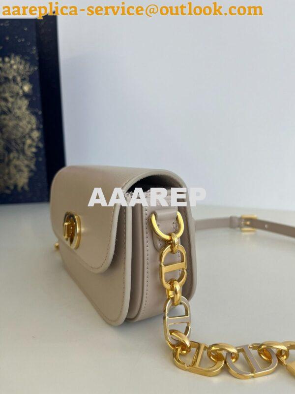 Replica Dior 30 Montaigne Avenue Bag in Powder Beige Box Calfskin M926 2