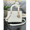 Replica Dior Medium Toujours Bag in Macrocannage Calfskin M2821O Stone 10