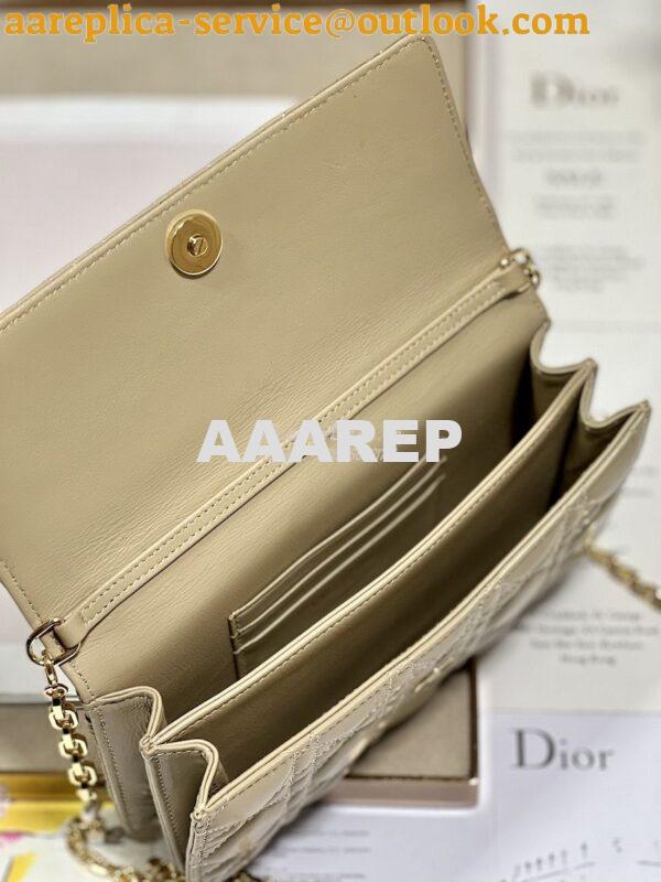 Replica Dior Miss Dior Mini Bag Sand Cannage Lambskin S0980O 8