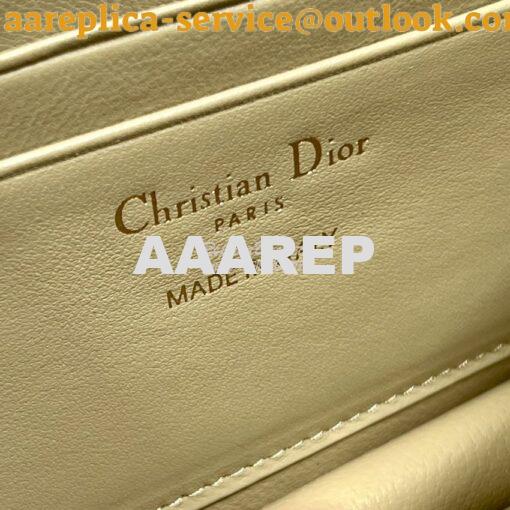 Replica Dior Miss Dior Mini Bag Sand Cannage Lambskin S0980O 9