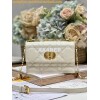 Replica Dior Miss Caro Mini Bag Macrocannage Lambskin S5169U Light Pin 10