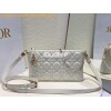 Replica Dior Midi Mini Bag Cannage Lambskin S6006 Biscuit 10