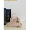 Replica Dior Mini Lady Dior 3D Moon Art Satin Embroidered with Lambski 12