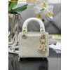 Replica Dior Lady Dior My ABCdior Bag in Latte Ultramatte Cannage Calf 11