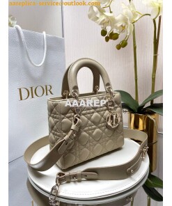 Replica Dior My ABCdior Lady Dior Bag Lambskin M0538 Natural