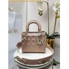 Replica Dior My ABCdior Lady Dior Bag Patent Calfskin M0538 Wine 11