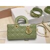 Replica Dior Lady D-Joy Bag Sand Beige Cannage Lambskin M0540O 11