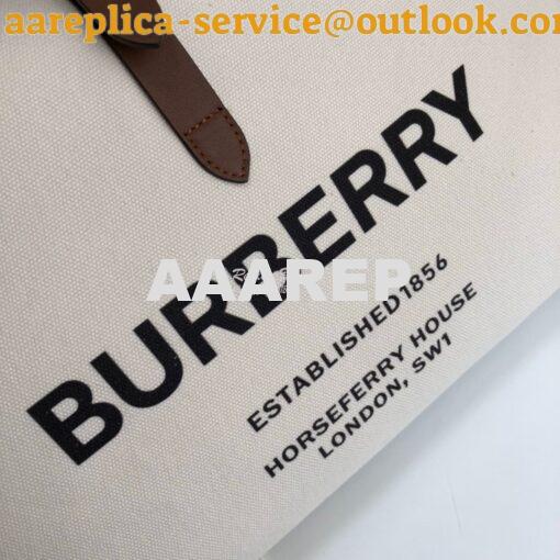 Replica Burberry The Large Soft Cotton Canvas Belt Bag 80313191 Malt B 5