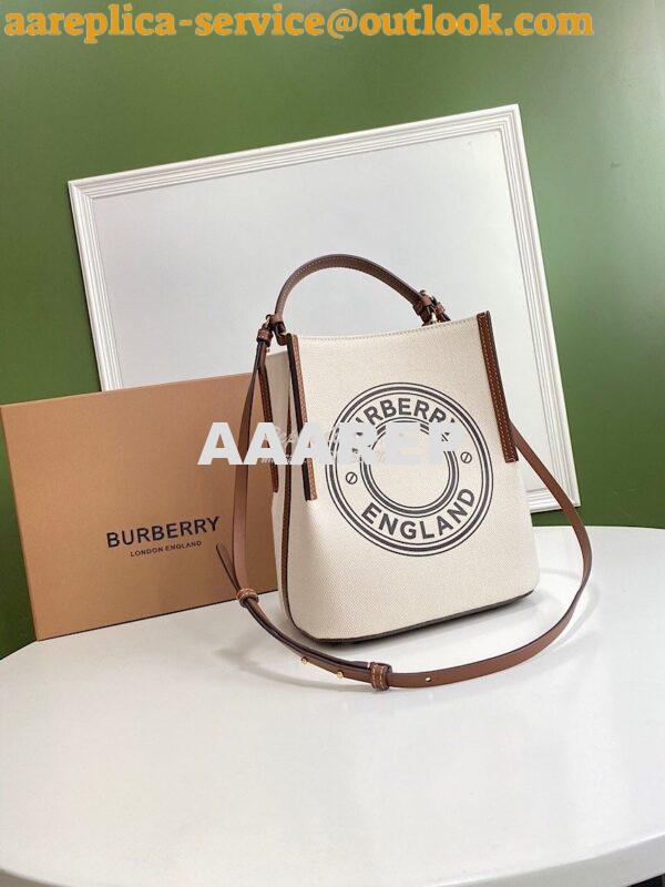 Replica Burberry Small Canvas Peggy Bucket Bag 80229491 3