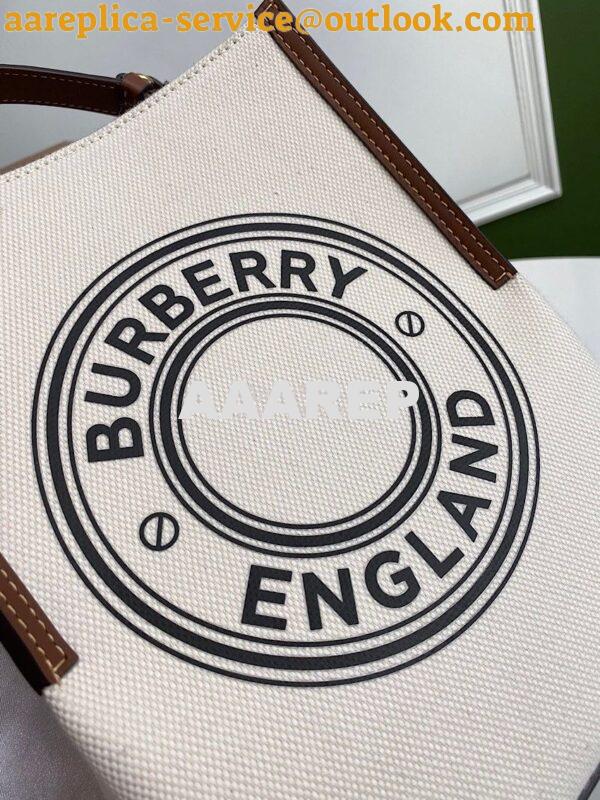 Replica Burberry Small Canvas Peggy Bucket Bag 80229491 4