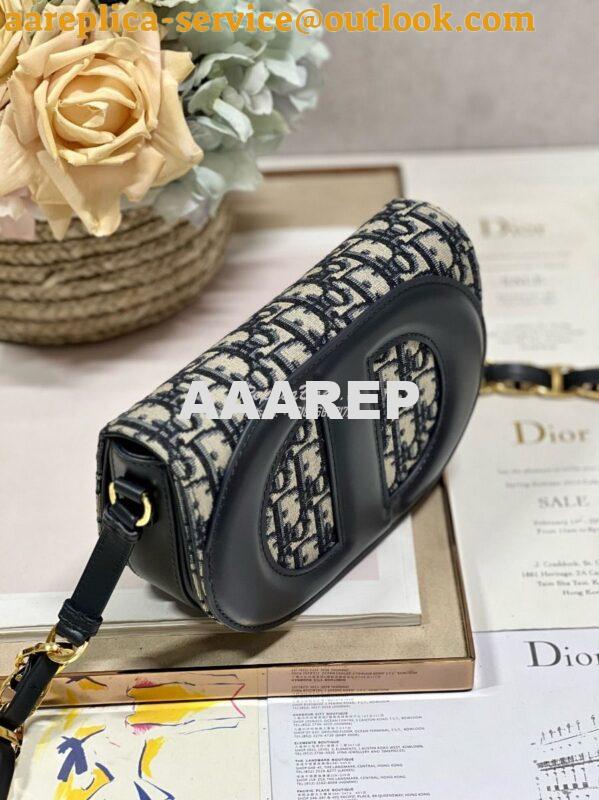 Replica Dior CD Signature Bag With Strap CD-Embossed Box Calfskin M928 2