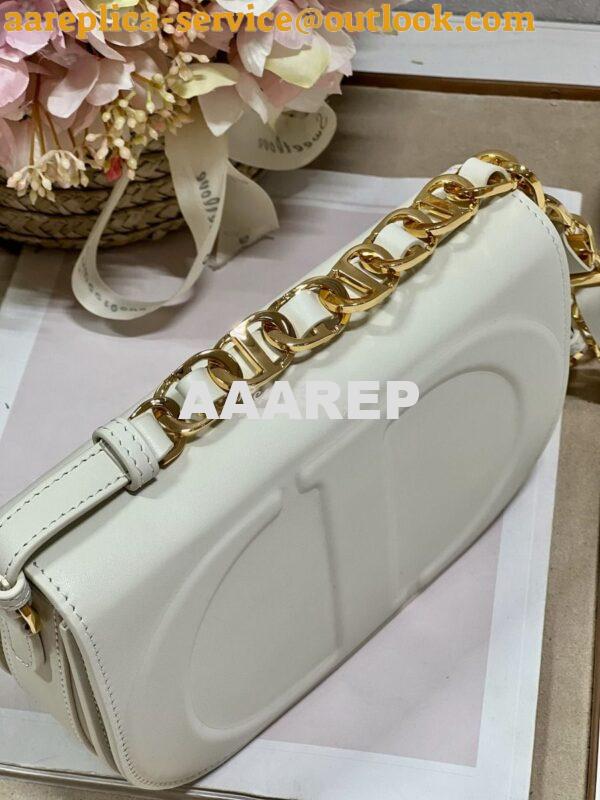 Replica Dior CD Signature Bag With Strap CD-Embossed Box Calfskin M928 4