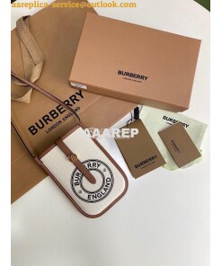 Replica Burberry canvas Phone Case with Strap 80267361