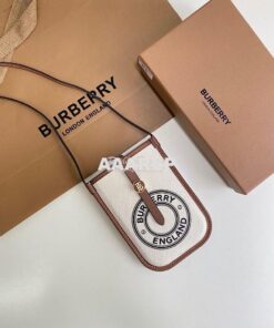 Replica Burberry canvas Phone Case with Strap 80267361 2