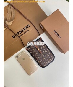 Replica Burberry Print E-canvas Phone Case with Strap 80267361