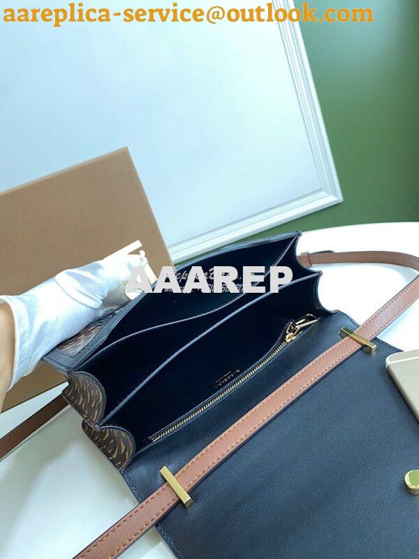 Replica Burberry Monogram Stripe E-canvas TB Bag 80103351 9