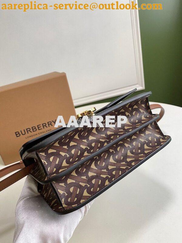 Replica Burberry Monogram Stripe E-canvas TB Bag 80103351 11