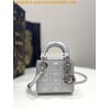 Replica Dior My ABCdior Lady Dior Bag M0538 Silver-Tone Iridescent and 12