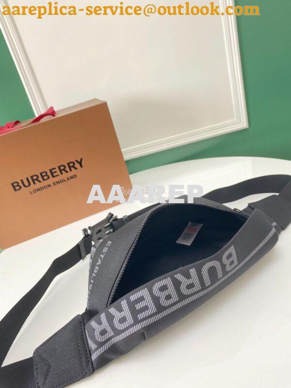 Replica Burberry Horseferry print Bum Bag 80490950 Black 5