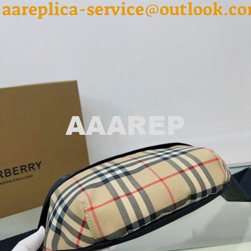 Replica Burberry Medium Logo Detail Bum Bag 80101441 Checked 4