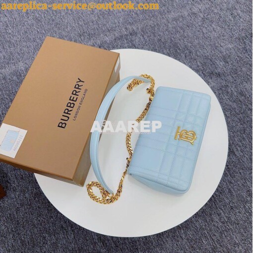 Replica Burberry Small Lola Bag Lambskin 80704951 Pale Blue