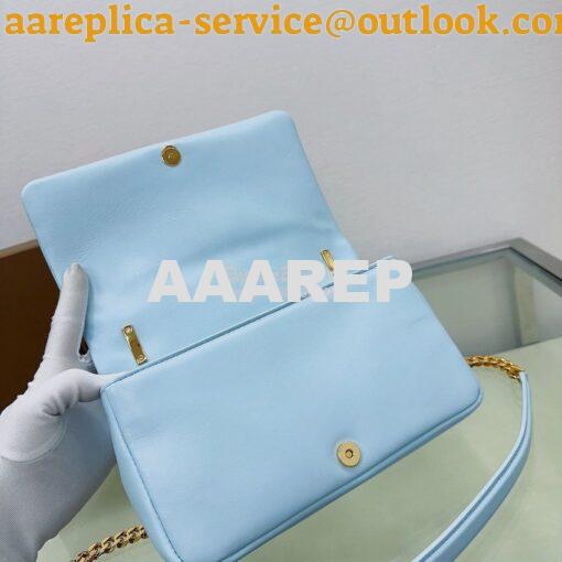 Replica Burberry Small Lola Bag Lambskin 80704951 Pale Blue 12