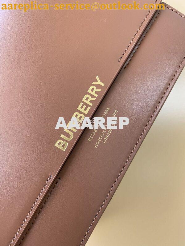 Replica Burberry Small Leather Grace Bag 595155 Two-tone 5