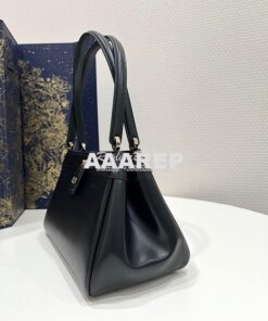 Replica Dior Medium Key Bag Black Box Calfskin M1843 2