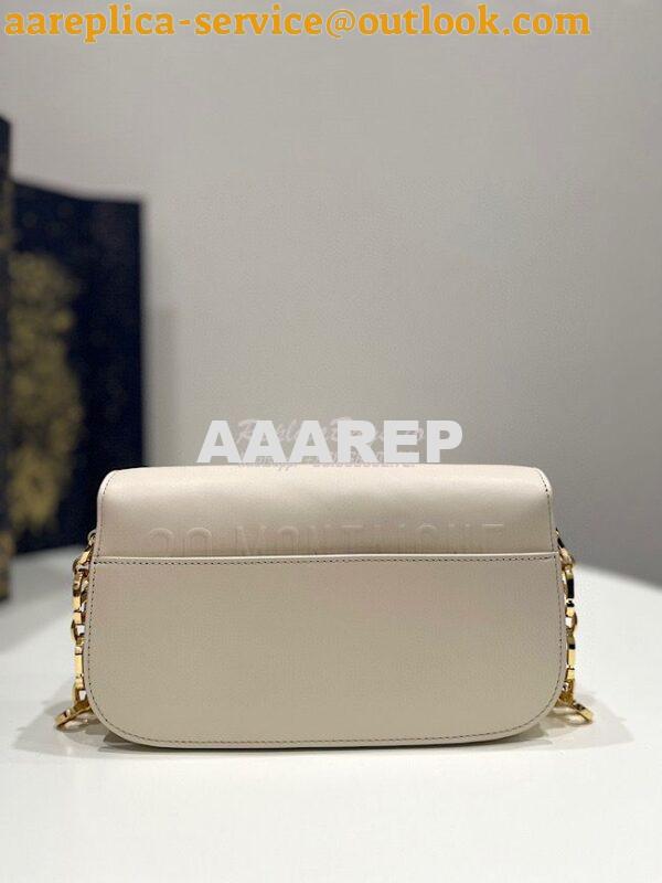 Replica Dior 30 Montaigne Avenue Bag in Dusty Ivory Box Calfskin M9260 5