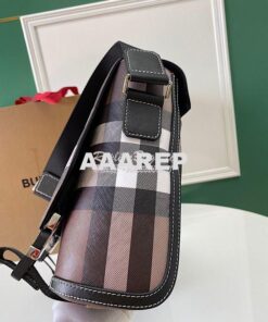 Replica Burberry Exaggerated Check Large Wright Messenger Bag 80547181 2