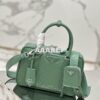 Replica Prada Medium Antique Nappa Leather Top Handle Bag 1BB092 Alaba 15