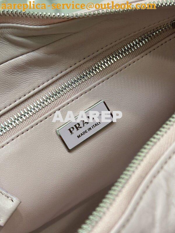 Replica Prada Medium Antique Nappa Leather Top Handle Bag 1BB092 Alaba 12