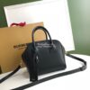 Replica Burberry Small Leather Cube Bag Brown 13