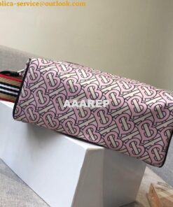 Replica Burberry Monogram Print Nylon Pouch 80107641 Blush