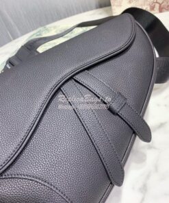 Replica Dior Saddle Bag Black Grained Calfskin 1ADPO093 2