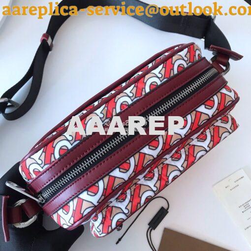 Replica Burberry Monogram Print and Leather Crossbody Bag 80116771 Ver 4