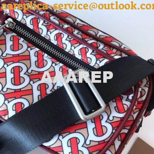 Replica Burberry Monogram Print and Leather Crossbody Bag 80116771 Ver 5