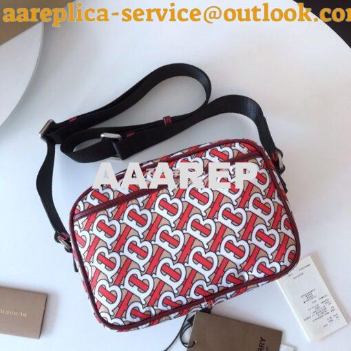 Replica Burberry Monogram Print and Leather Crossbody Bag 80116771 Ver 9