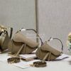 Replica Dior Saddle Bag With Strap Grained Calfskin M0455 Amaranth 20