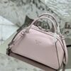 Replica Prada Medium Leather Supernova Handbag 1BA365 White 14