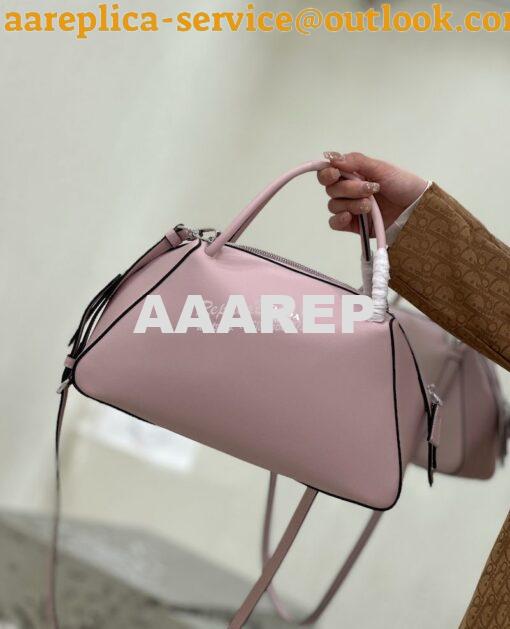 Replica Prada Medium Leather Supernova Handbag 1BA365 Alabaster Pink 2