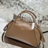 Replica Prada Small Leather Supernova Handbag 1BA366 Cognac 13