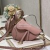 Replica Dior Saddle Bag With Strap Grained Calfskin M0455 Warm Taupe 10