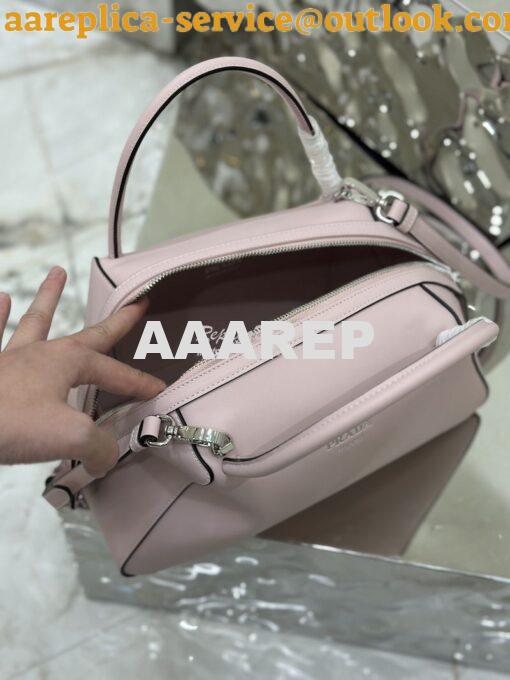 Replica Prada Medium Leather Supernova Handbag 1BA365 Alabaster Pink 9