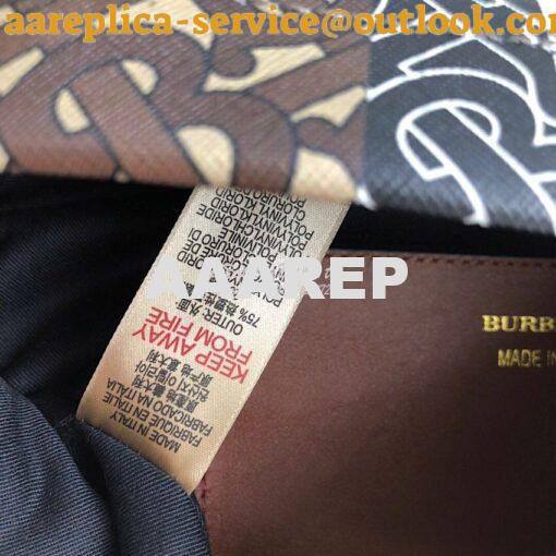 Replica Burberry Medium Monogram Stripe E-canvas Bum Bag 80172122 Brow 8